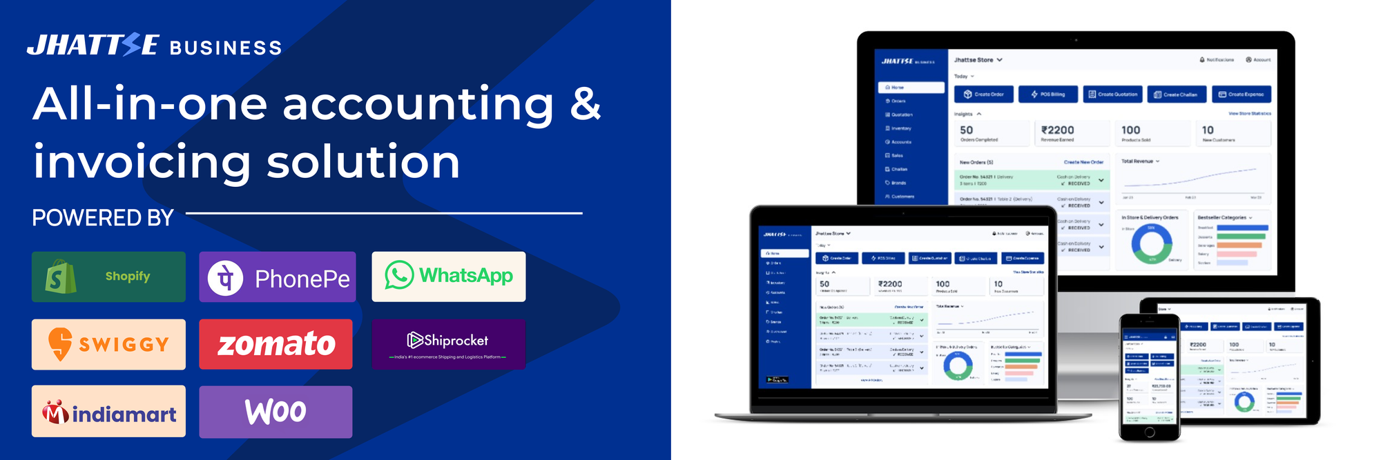 Jhattse Business Restaurant Software: The Ultimate Integrated Solution for Online Orders, Inventory & Billing