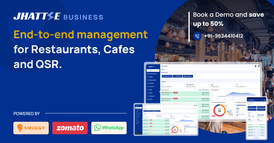 Streamline Your Restaurant with Jhattse Business Billing Software
