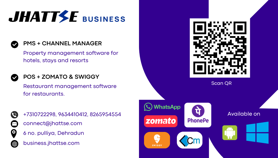 Jhattse Business – All-in-One Hotel Management Software